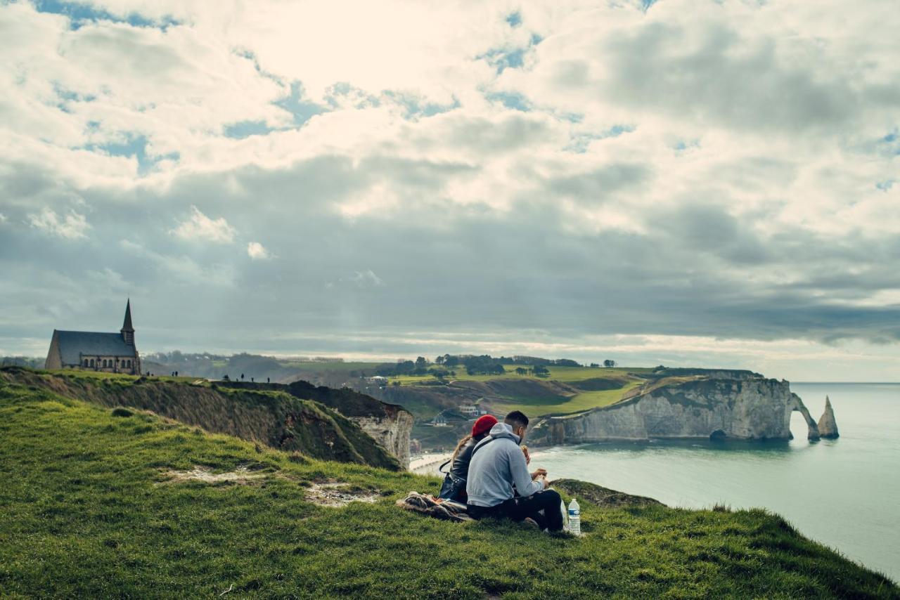 Clos Celeste - Campagne D Etretat Avec Piscine Et Spa Écrainville Esterno foto