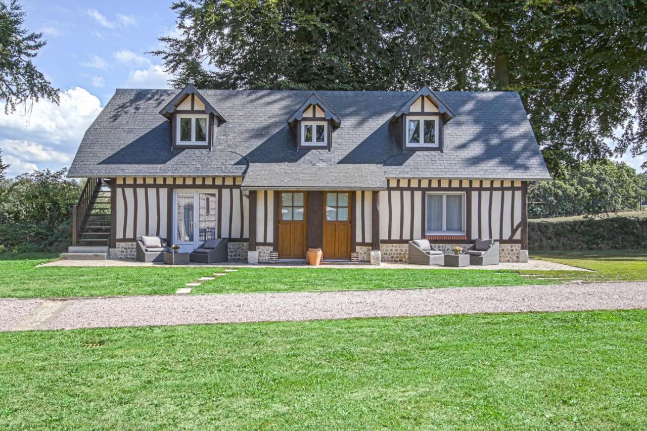Clos Celeste - Campagne D Etretat Avec Piscine Et Spa Écrainville Esterno foto