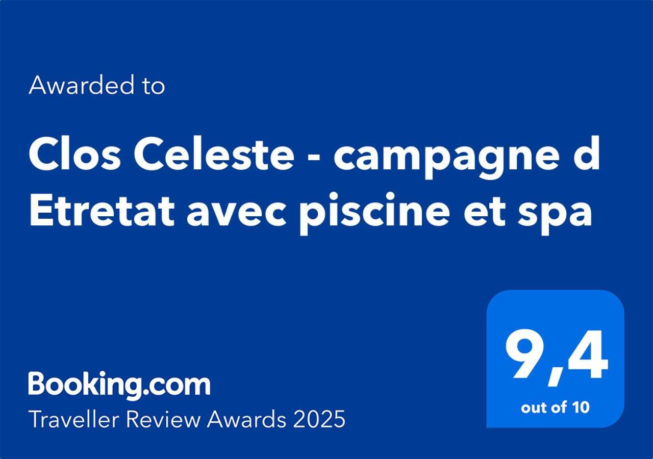 Clos Celeste - Campagne D Etretat Avec Piscine Et Spa Écrainville Esterno foto